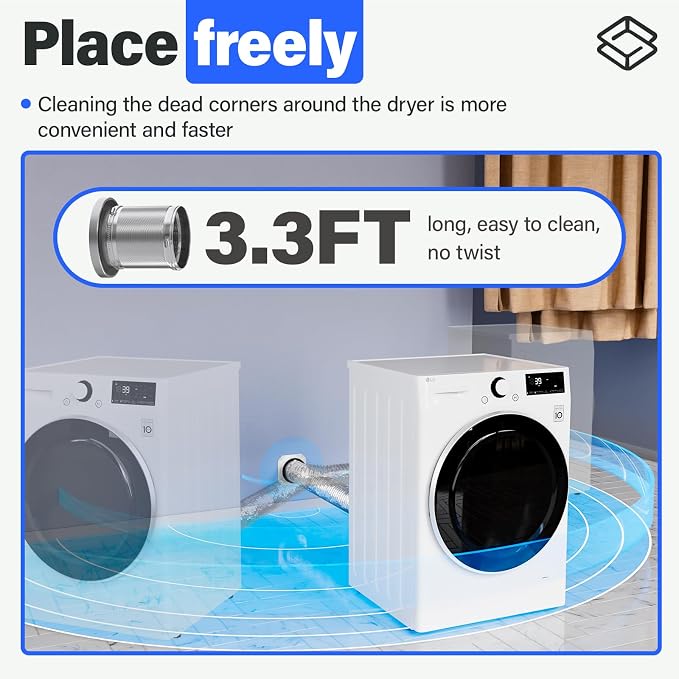Magnetic Dryer Vent MV-180 Connector Kit, 4 Inch - Image 7
