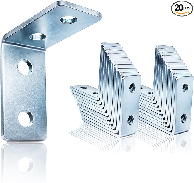 Heavy Duty 4-Hole L Angle Bracket by Jevie