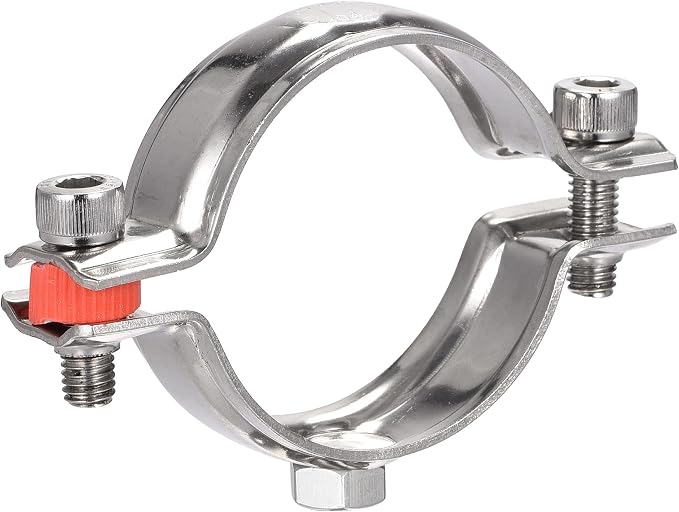 uxcell Wall Ceiling Mount Pipe Supports, 304 Stainless Steel Adjustable Pipe - Image 5