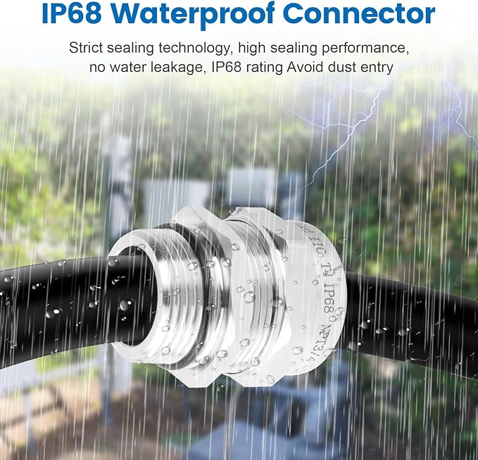 QCG 3/4" NPT Stainless Steel Cable Gland Waterproof IP68, Adjustable - Image 4