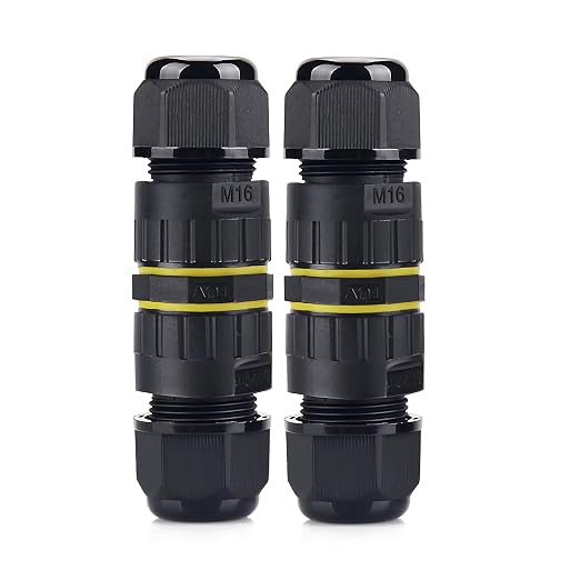 IP68 Waterproof Junction Box 2 Way 3 Pin Outdoor Cable Connector | 2 Pcs M16 - Image 8