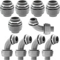 10 Pack 1-1/4 Inch Liquid Tight Connectors by Feotech