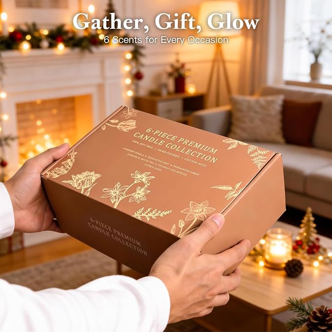 Scented Candles for Home, 7oz Each. Natural Long-Lasting Aromatherapy Candles - Image 7