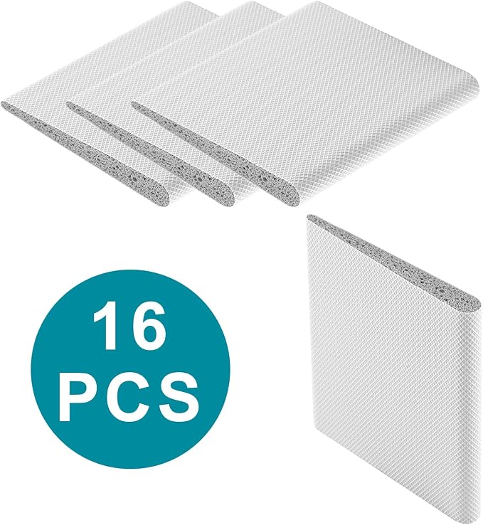 16 Pcs Door Corner Seals, Self-Adhesive Wedge Draft Stoppers, Foam Pads - Image 6
