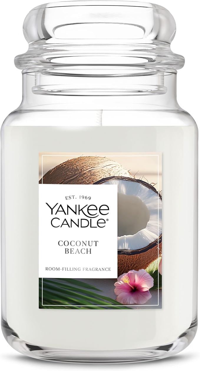 Yankee Candle Coconut Beach, Scented Candle, 22oz Large Jar by Unknown