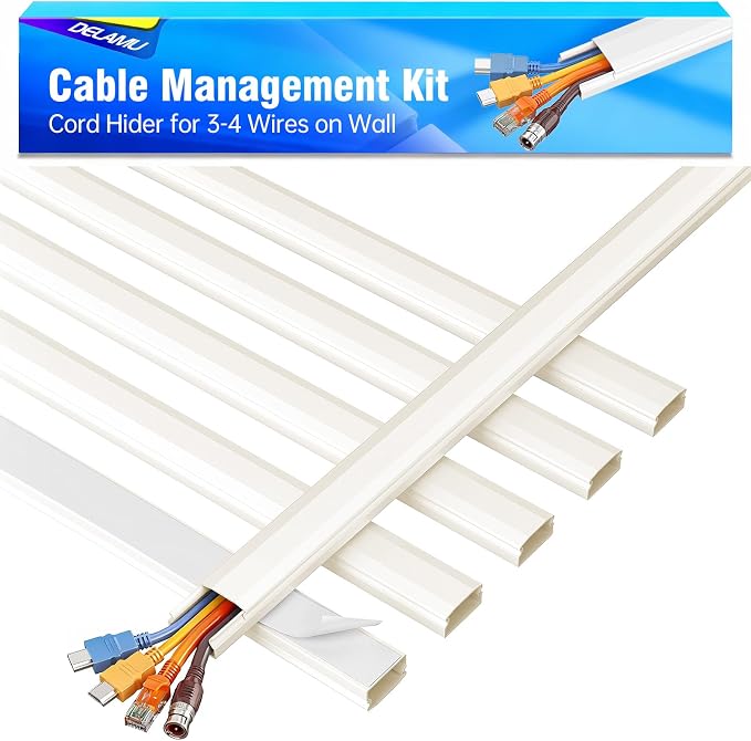 Delamu Beige Cord Hider, 85in Cord Covers by DELAMU