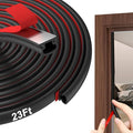 alophoty Door Weather Stripping Door Seal Strip, 0.35"x0.24" | Self-Adhesive by alophoty