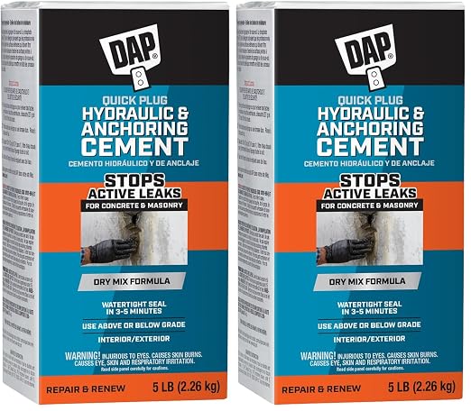 Dap 14086 Quick Plug 5 lb Hydraulic Cement by DAP