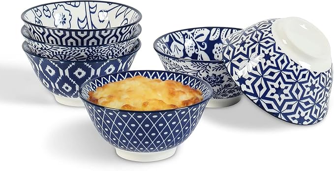 Selamica Ceramic Mini Bowl Set, 4 oz Dipping Bowls by Selamica