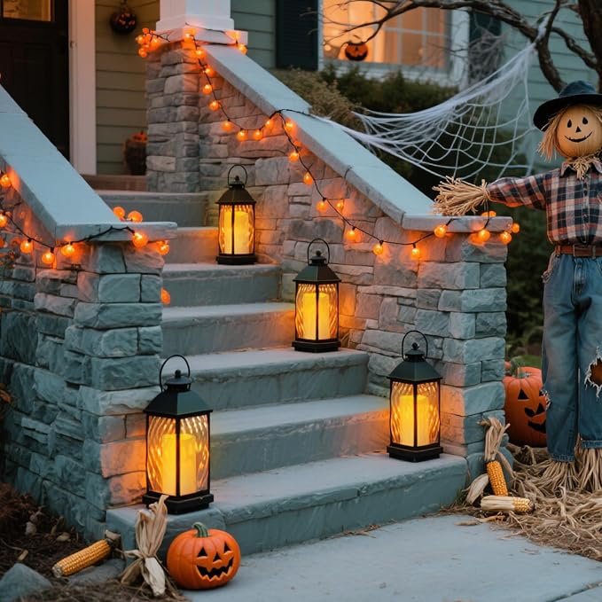 Flameless Candles 4" 5" 6" Outdoor Indoor Pillars Battery Operated Flickering - Image 7