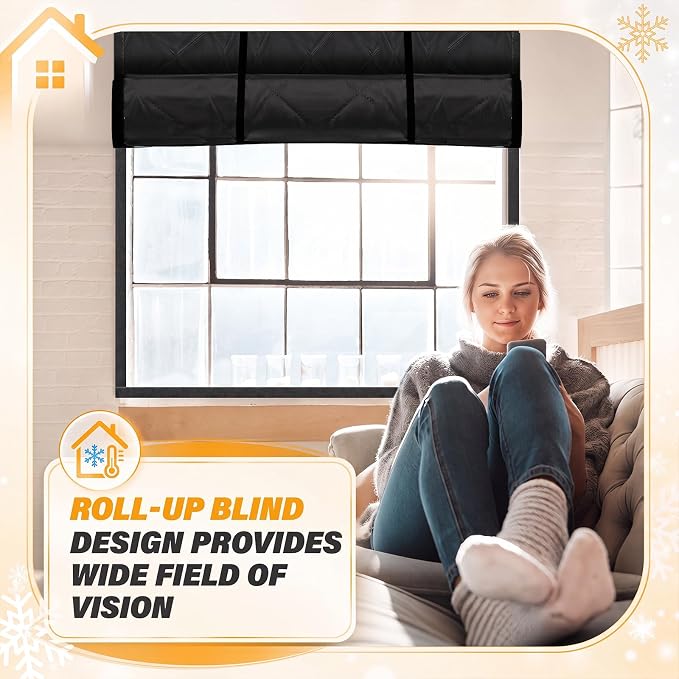 Beeveer Visible Thermal Window Attic Insulation Kit, Oxford Cotton | - Image 3