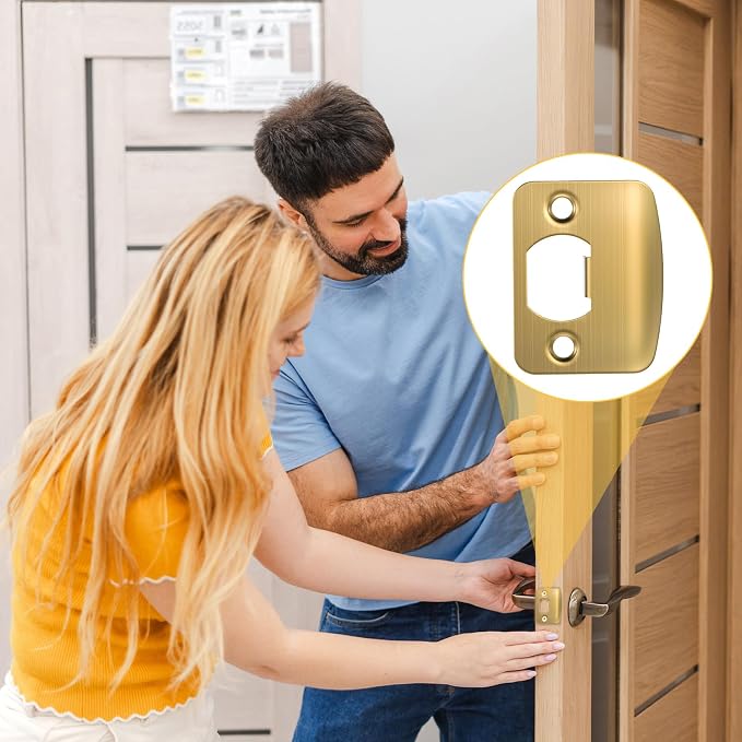 2 Pack Door Strike Plate - Image 4