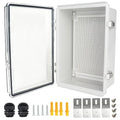 Electrical Junction Box, IP67 Waterproof Outdoor Box ABS Plastic Enclosure by Qukipet
