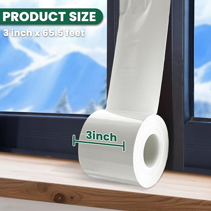 Window Sealing Tape, Window AC Sealing Around Vents, Insulation, 3 Inch Wide | - Image 2
