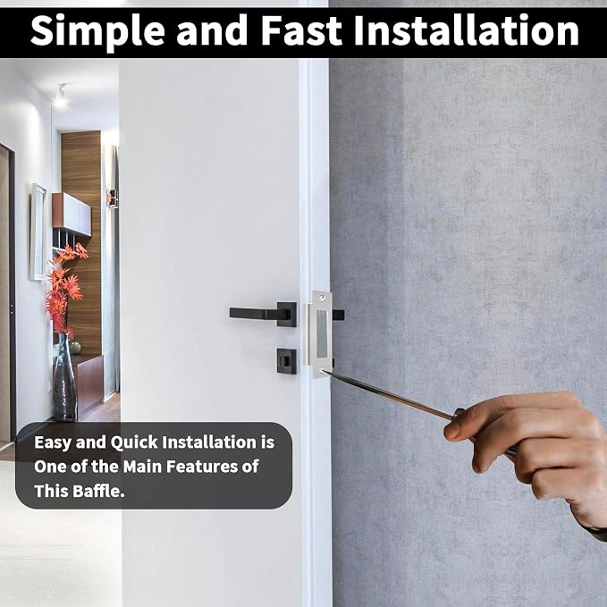 4-7/8" Door Strike Plate, Universal Door Strike Plate - Image 4