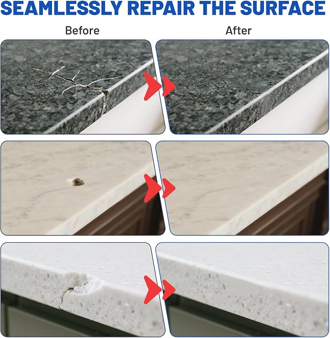 Marble and Granite Repair Kit, Quartz Granite Countertop Repair Kit - Image 3