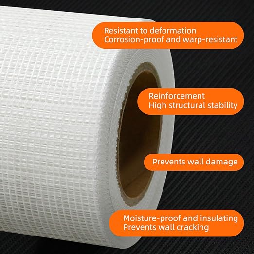 QILIMA Self-Adhesive Fiberglass Drywall Joint Tape Mesh - Image 4
