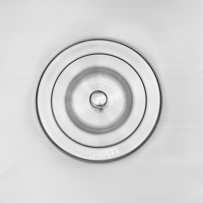 Ruvati Kitchen Sink Basket Strainer Drain Assembly - Image 2