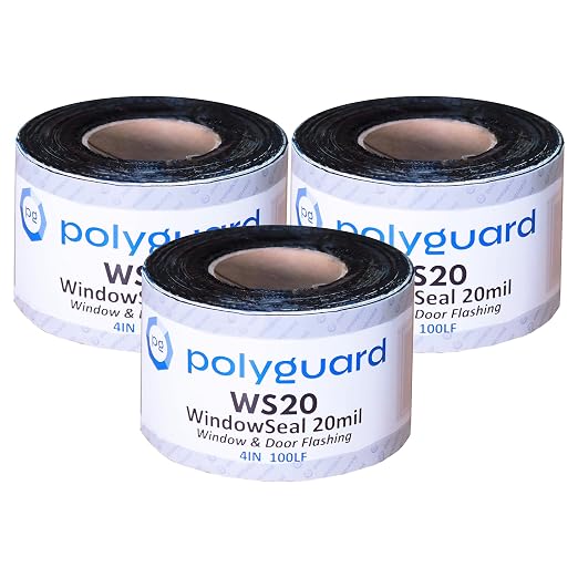POLYGUARD WindowSeal Window and Door Flashing Tape, 4 in x 100 ft Roll by POLYGUARD