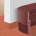 78'' Under Door Draft Stopper, Strong Adhesive, Blocks Draft & Dust | Silicone by Trisiki