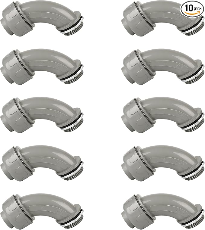 Conduit Connectors, 1-1/4 Inch, Non-Metallic, by HDHAODA