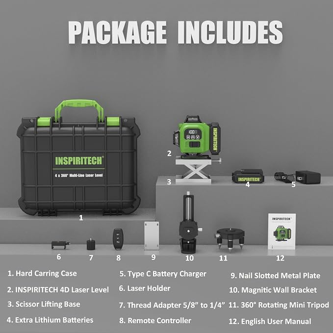 Laser Level 360 Self Leveling - Image 9