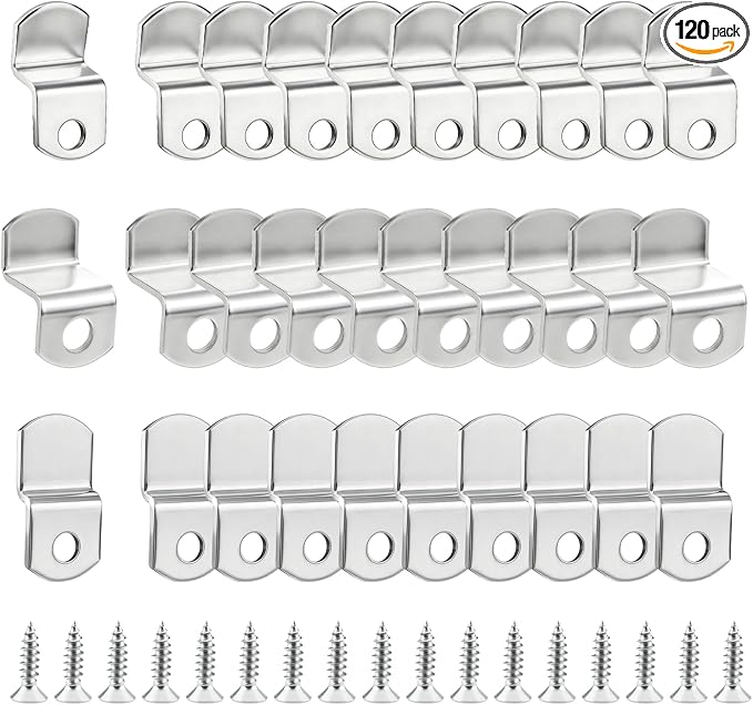 120Pcs 1/2", 1/8" Offset Canvas Clips by Unknown