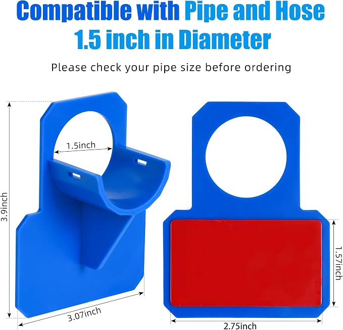 3 PCS Swimming Pool Pipe Holders, Upgraded Pool Hose Support Bracket Above - Image 2
