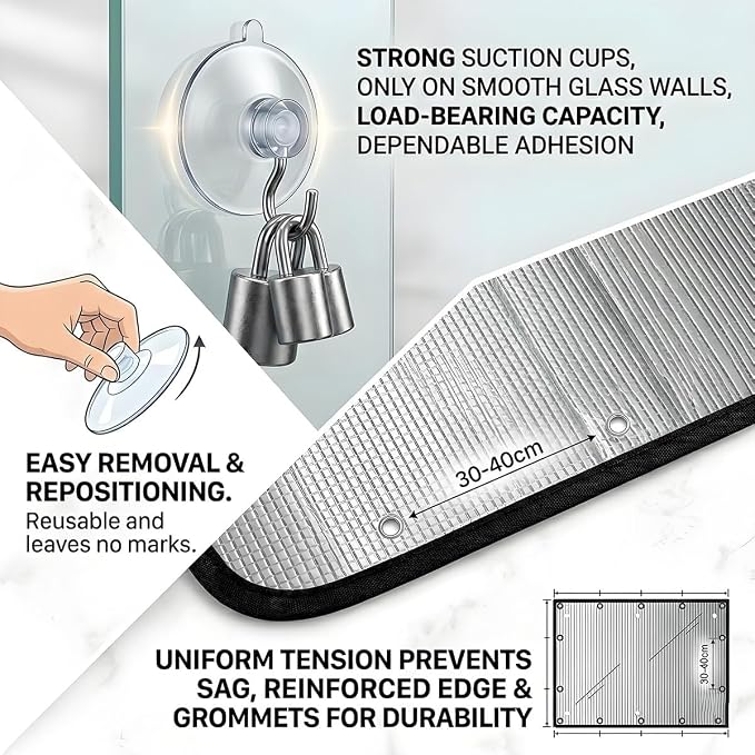 Window Insulation Film Aluminum Foil, Heat Control Thermal Barrier - Image 5