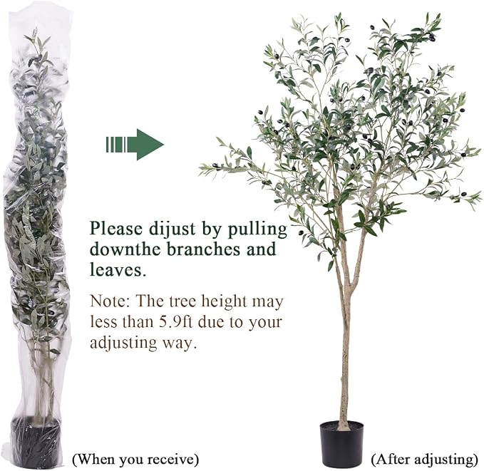 6FT Artificial Olive Tree Indoor - Image 6