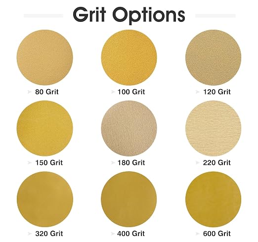 100 PCS 6 inch PSA Sanding Discs 180 Grit Self Adhesive Sandpaper | Adhesive - Image 4
