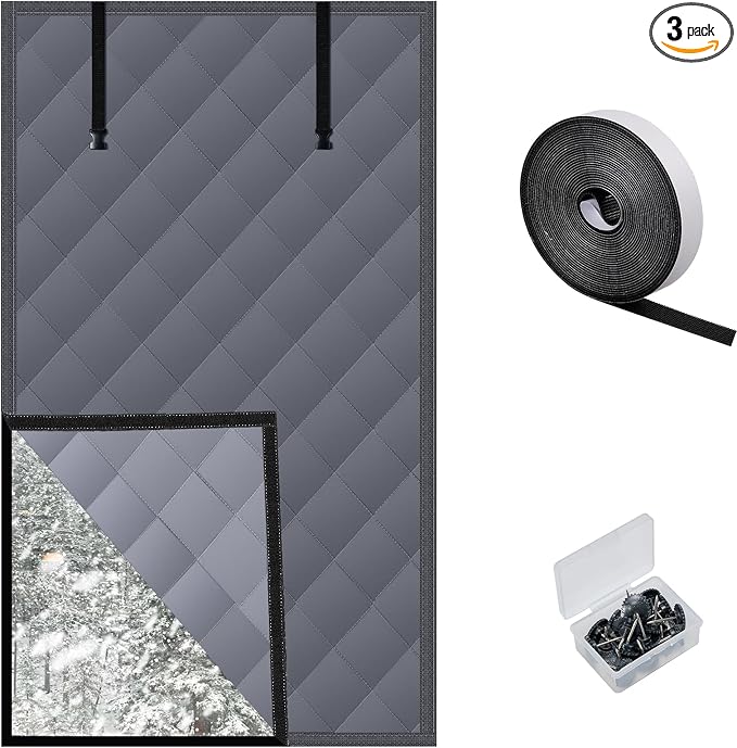 NNG 3 Layer 39x63in Thermal Insulated Window Cover by NNG