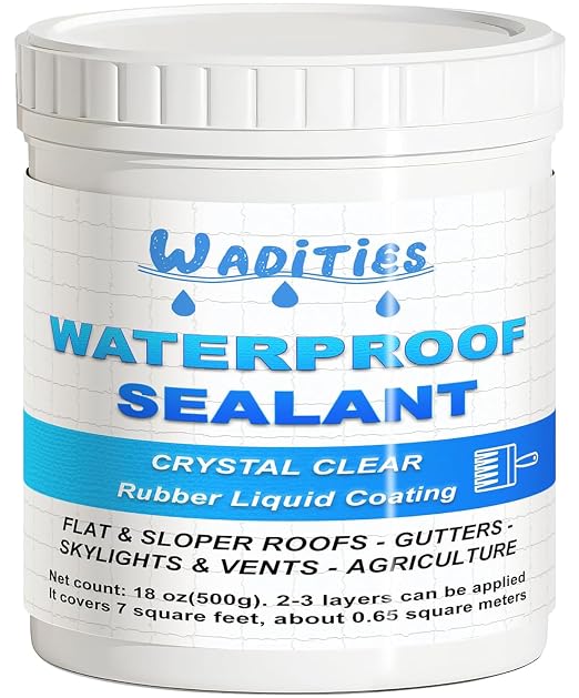 Invisible Waterproof Sealant 18oz, Wall Bathroom Roof Waterproof Coating | by Wadities