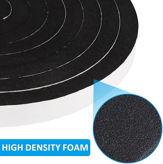 DGSL Foam Weather Stripping, 1/2" x1/4", 16.5Ft Door Window Seal Tape | Self - Image 3