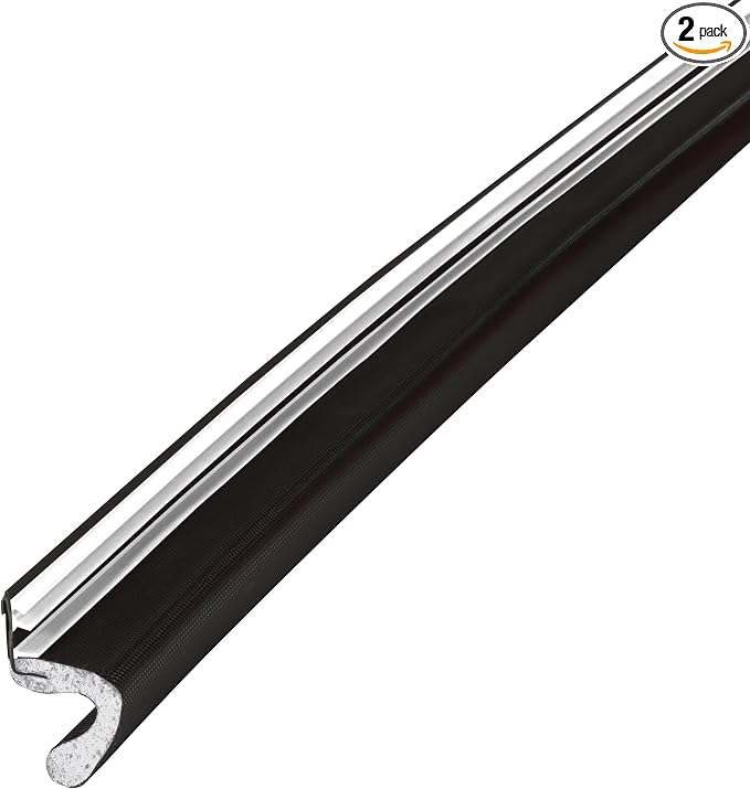 MD Building Vinyl-Coated Foam Top and Sides Door Seal, 90ft | Seals Gaps Up To by M-DBuildingProducts