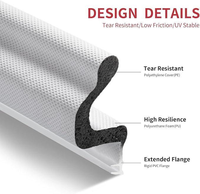 20 Feet Kerf Door Weather Stripping Door Seal - Image 4