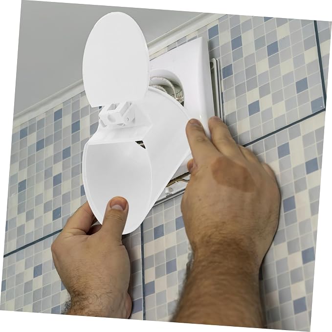 PVC round Check Valve for Kitchen Bathroom Drain Backflow Stop | White PVC - Image 6