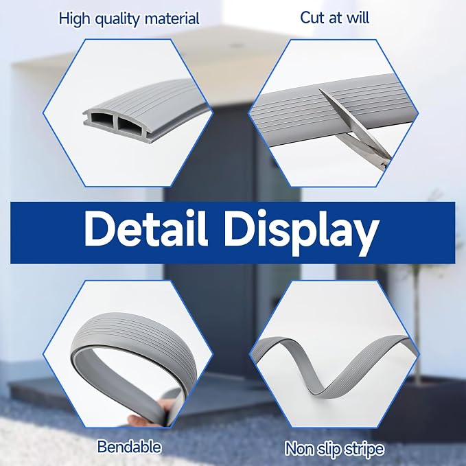 2 Pcs 36 Inch Vinyl Replacement Door Draft Stopper - Image 4