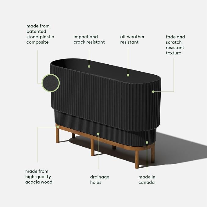 Veradek Demi Series Raised Long Planter - Image 3