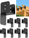 Heavy Duty Angle Brackets for 4x4，4x6 Post, and Outdoor Crafts Woodworking by Unknown