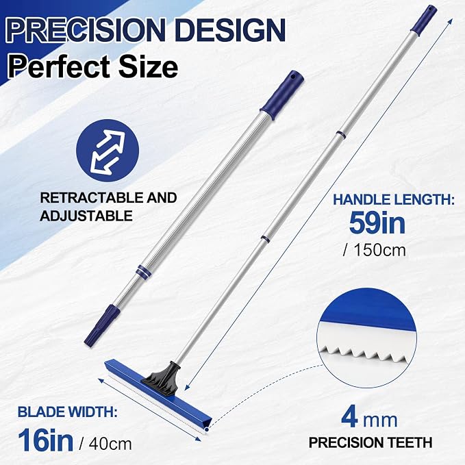 16 Inches Notched Epoxy Floor Squeegees - Image 2