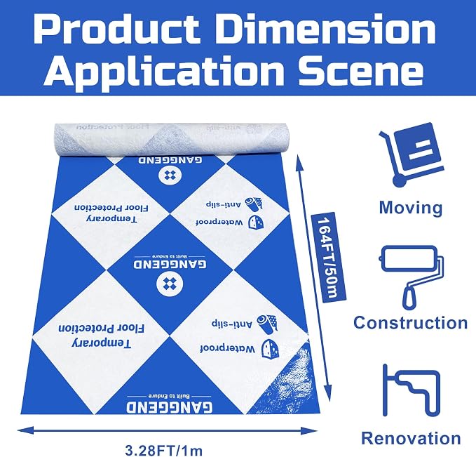 39″ × 164′ Temporary Floor Protection - Image 2