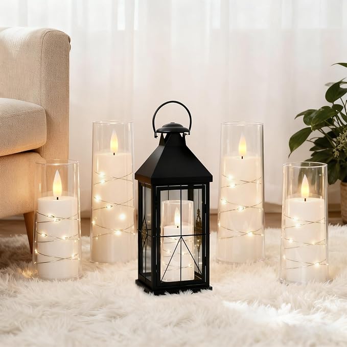 Raycare 7 Pack Flameless Battery Operated Pillar Candles - Image 8