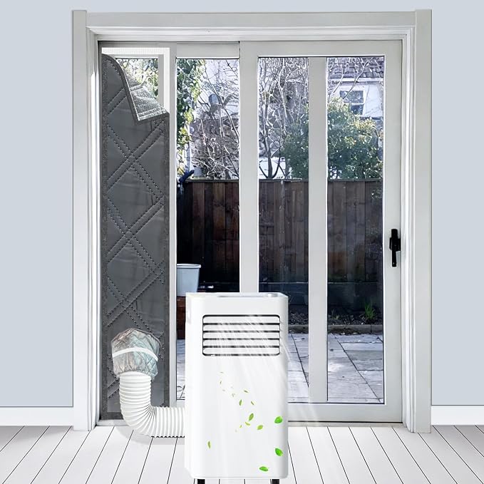 Heavy Duty 98" Sliding Door AC Vent Kit, 3-Layer Thickened Thermal Barrier - Image 8