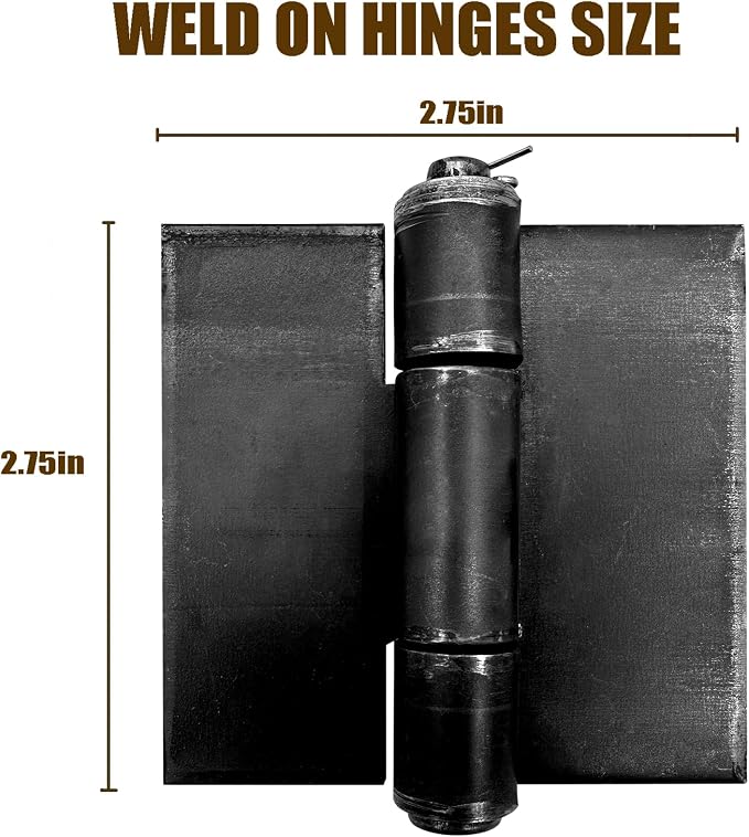 8 Pack Heavy Duty Gate Hinges - Image 2