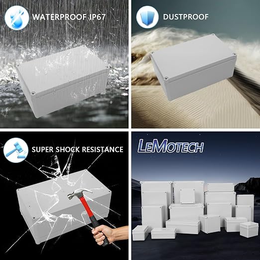 Junction Box IP67 Waterproof Dustproof ABS Plastic Project Box - Image 8