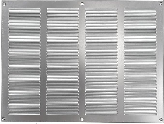 Repa Market Air Vent Cover 16x12 Inch Galvanized Steel Louvered Grill Cover by RepaMarket