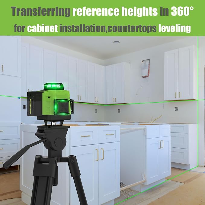 Laser Level 360 Self Leveling for Tiling Floor Wall Ceiling Construction - Image 6