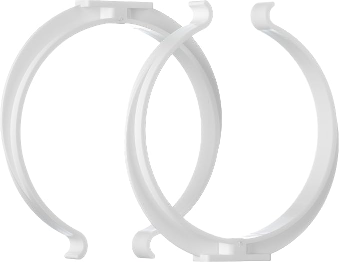 5 Inch Plastic Pipe Clamp Holder Brackets 2 Pack – Wall and Ceiling Mount Air - Image 7