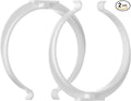 5 Inch Plastic Pipe Clamp Holder Brackets 2 Pack – Wall and Ceiling Mount Air by LIRAST